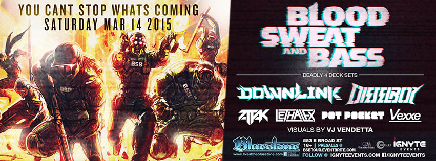 Blood Sweat & Bass Tour featuring DOWNLINK and DIESELBOY - The Bluestone 