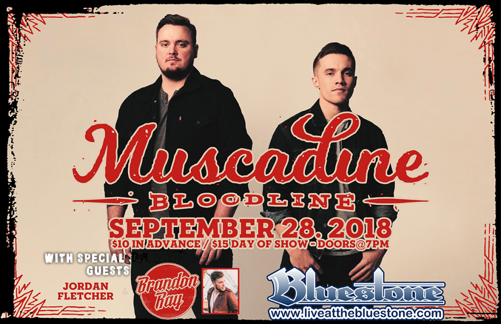Muscadine Bloodline LIVE September, 28th The Bluestone