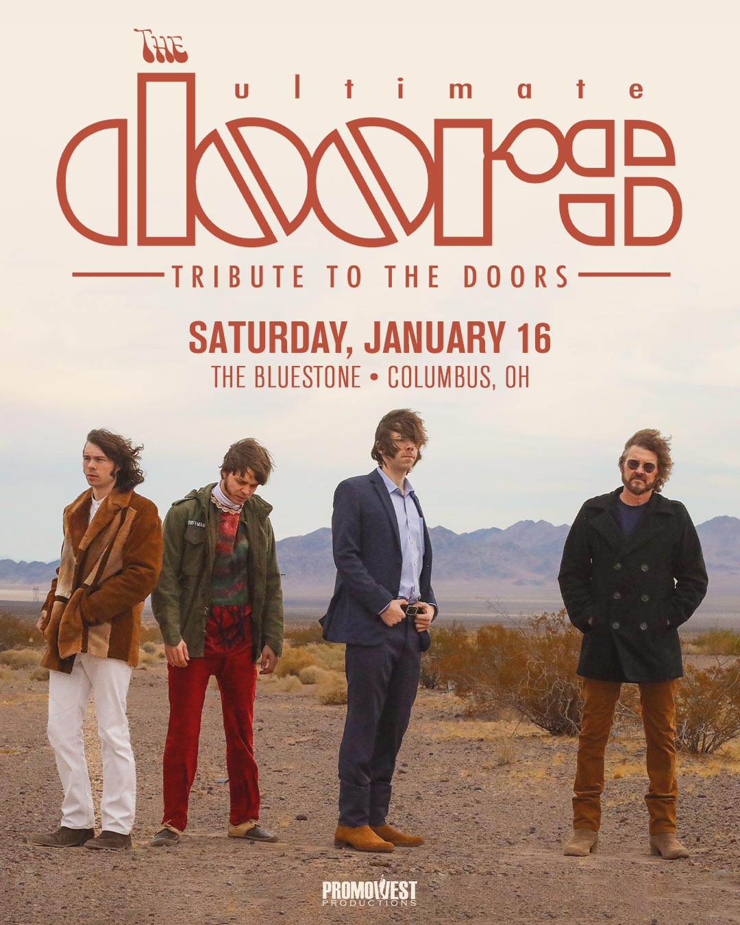 The Ultimate Doors: Tribute to The Doors — official show artwork