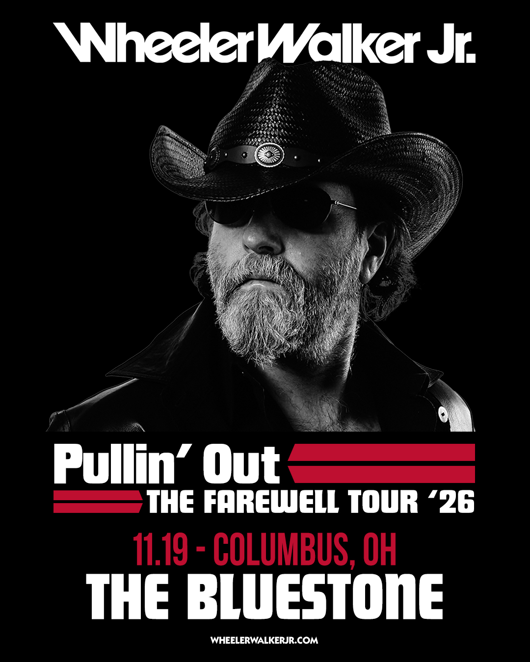 Wheeler Walker Jr. — official show artwork