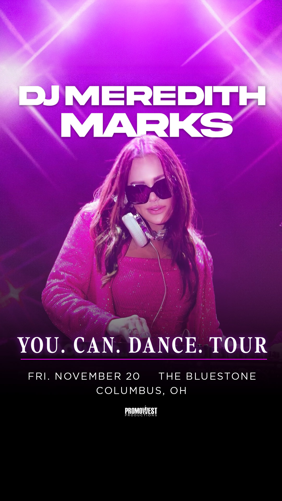 DJ Meredith Marks — official show artwork